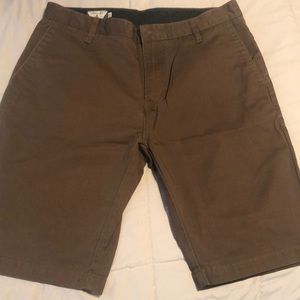 Volcom brown shorts